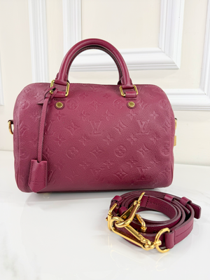 LOUIS VUITTON SPEEDY 25 EMPREINTE AURORE