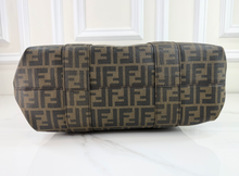FENDI ZUCCA COATED CANVAS VERTICLE TOTE