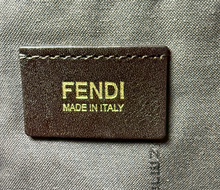 FENDI ZUCCA COATED CANVAS VERTICLE TOTE