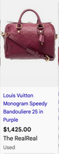 LOUIS VUITTON SPEEDY 25 EMPREINTE AURORE