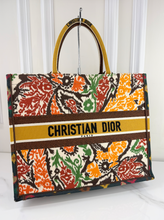 DIOR BOOK TOTE EMBROIDERED LARGE PAISLEY LIMITED EDITION