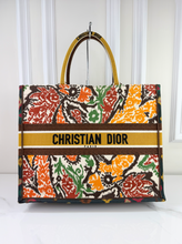 DIOR BOOK TOTE EMBROIDERED LARGE PAISLEY LIMITED EDITION