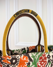 DIOR BOOK TOTE EMBROIDERED LARGE PAISLEY LIMITED EDITION