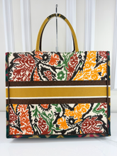 DIOR BOOK TOTE EMBROIDERED LARGE PAISLEY LIMITED EDITION