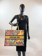 DIOR BOOK TOTE EMBROIDERED LARGE PAISLEY LIMITED EDITION