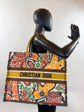 DIOR BOOK TOTE EMBROIDERED LARGE PAISLEY LIMITED EDITION