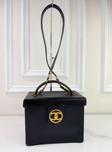 CHANEL CAVIAR CC VANITY BOX CASE VINTAGE