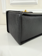 CHANEL CAVIAR CC VANITY BOX CASE VINTAGE