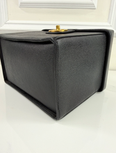CHANEL CAVIAR CC VANITY BOX CASE VINTAGE