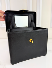 CHANEL CAVIAR CC VANITY BOX CASE VINTAGE