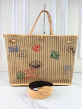 LOUIS VUITTON NEVERFULL GM BANDOULIERE INSIDE OUT