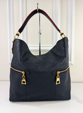 LOUIS VUITTON MELIE HOBO EMPREINTE IN MARINE ROUGE