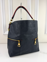 LOUIS VUITTON MELIE HOBO EMPREINTE IN MARINE ROUGE