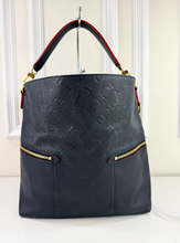 LOUIS VUITTON MELIE HOBO EMPREINTE IN MARINE ROUGE