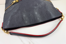LOUIS VUITTON MELIE HOBO EMPREINTE IN MARINE ROUGE