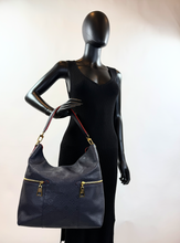 LOUIS VUITTON MELIE HOBO EMPREINTE IN MARINE ROUGE