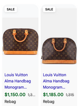 LOUIS VUITTON ALMA PM MONOGRAM