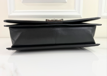 CHANEL BOY FLAP BAG LARGE LAMBSKIN IN BLACK