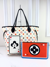 LOUIS VUITTON NEVERFULL MM GAME ON + POUCH