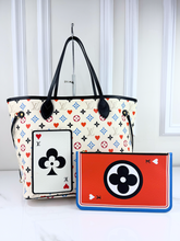LOUIS VUITTON NEVERFULL MM GAME ON + POUCH