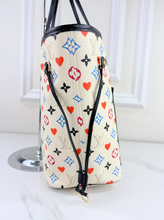LOUIS VUITTON NEVERFULL MM GAME ON + POUCH