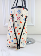 LOUIS VUITTON NEVERFULL MM GAME ON + POUCH