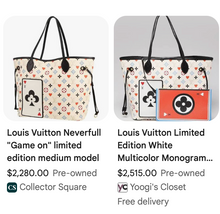 LOUIS VUITTON NEVERFULL MM GAME ON + POUCH