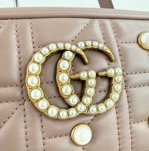GUCCI MATELASSE PEARLY GG MARMONT CHAIN BAG