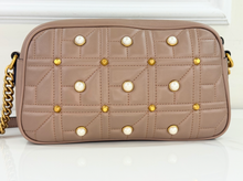 GUCCI MATELASSE PEARLY GG MARMONT CHAIN BAG