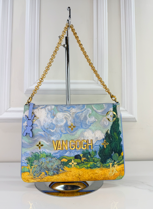 LOUIS VUITTON JEFF KOONS VAN GOGH POCHETTE CLUTCH