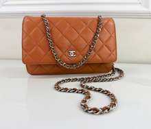 CHANEL CALSSIC CAVIAR QUILTED WOC IN COGNAC