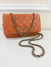 CHANEL CALSSIC CAVIAR QUILTED WOC IN COGNAC