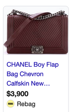 CHANEL BOY FLAP LARGE CHEVRON CALFSKIN IN BEIGE