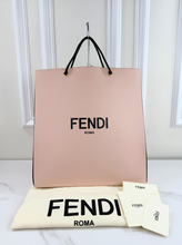 FENDI LOGO MEDIUM SHOPPING TOTE IN PINK
