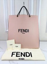 FENDI LOGO MEDIUM SHOPPING TOTE IN PINK