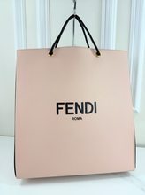 FENDI LOGO MEDIUM SHOPPING TOTE IN PINK