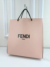FENDI LOGO MEDIUM SHOPPING TOTE IN PINK