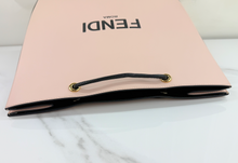 FENDI LOGO MEDIUM SHOPPING TOTE IN PINK