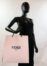 FENDI LOGO MEDIUM SHOPPING TOTE IN PINK