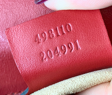 GUCCI MARMONT GG TOP HANDLE BAG IN RED