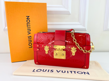 LOUIS VUITTON TRUNK VERNIS CHERRY RED