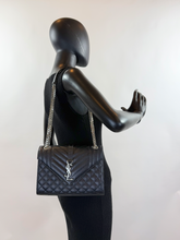 YSL ENVELOPE MEDIUM SATCHEL BAG