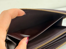 LOUIS VUITTON WALLET ZIPPY VERNIS AMARANTE