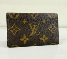 LOUIS VUITTON CARD HOLDER POCKET ORGANIZER MONOGRAM