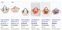DOLCE AND GABBANA KENDRA SHOPPER SMALL STAW BAG