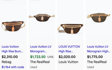 LOUIS VUITTON HIGH RISE BUMBAG