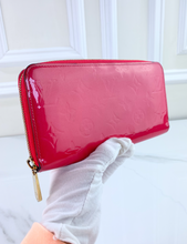 LOUIS VUITTON WALLET ZIPPY VERNIS HOT PINK