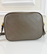 GUCCI DIAGONAL STITCHED BLONDIE IN KHAKI BROWN