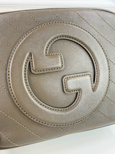 GUCCI DIAGONAL STITCHED BLONDIE IN KHAKI BROWN