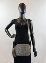 GUCCI DIAGONAL STITCHED BLONDIE IN KHAKI BROWN